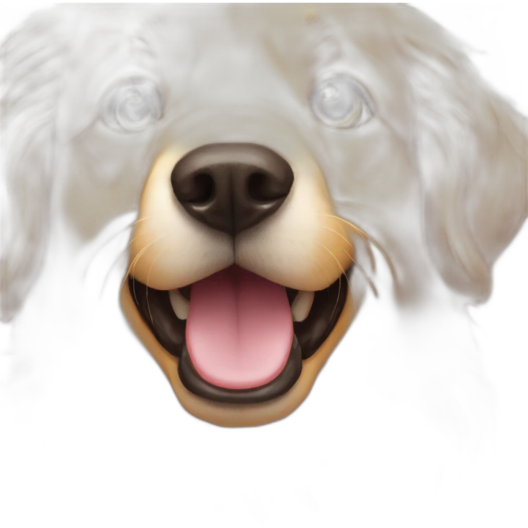 Golden retriever face emoji
