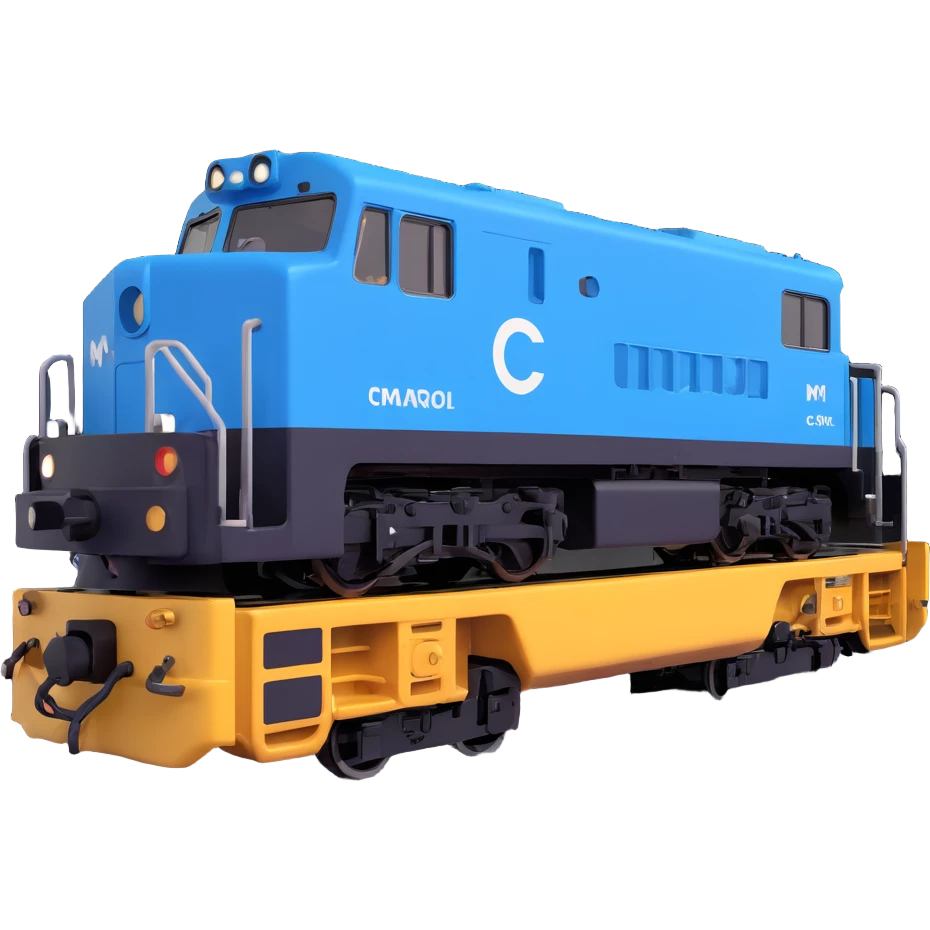Conrail electric boxy locomotive emoji