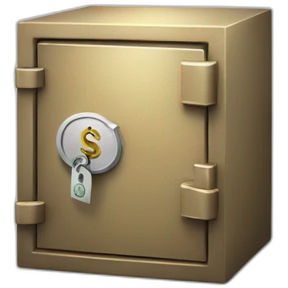 safe with money emoji