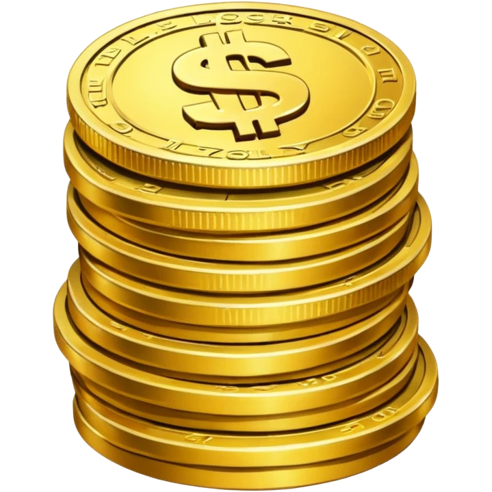 create a realistic emoji showing costs emoji