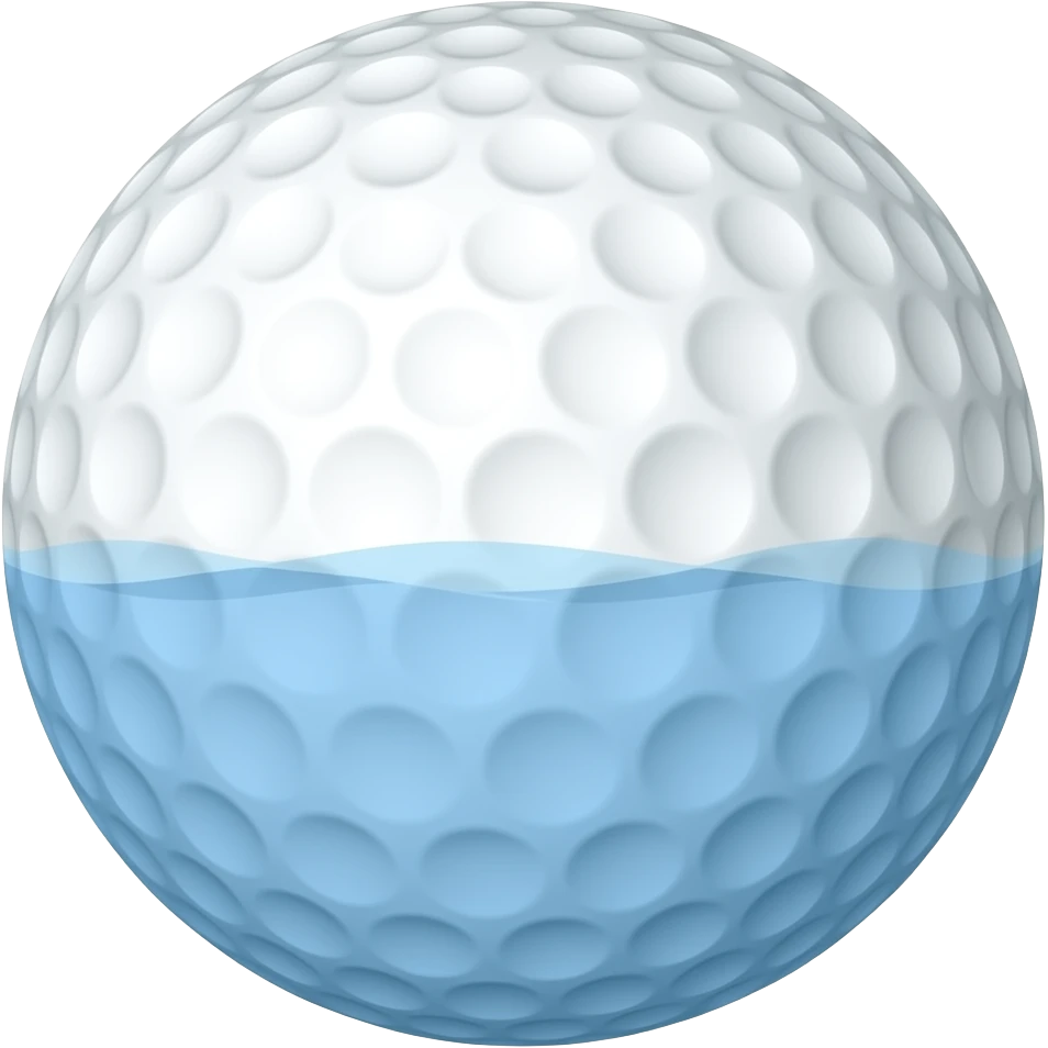 golf ball in water emoji