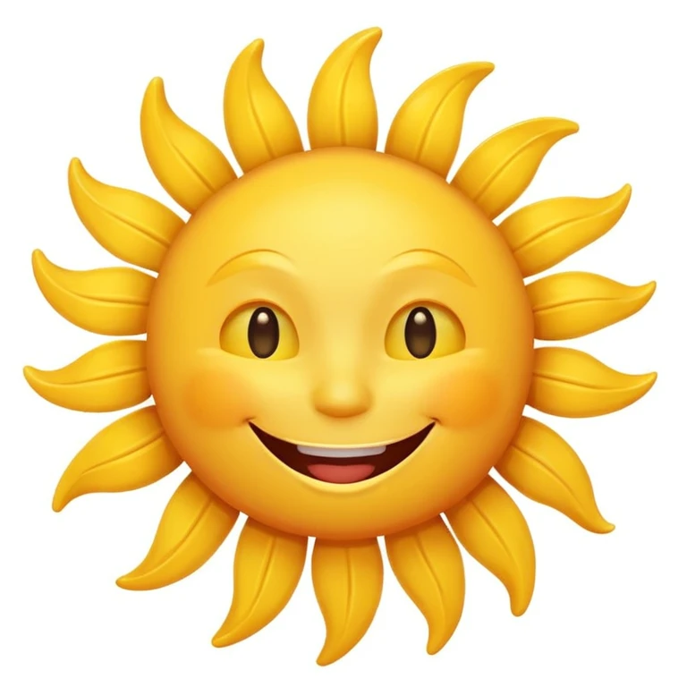smiling sun emoji