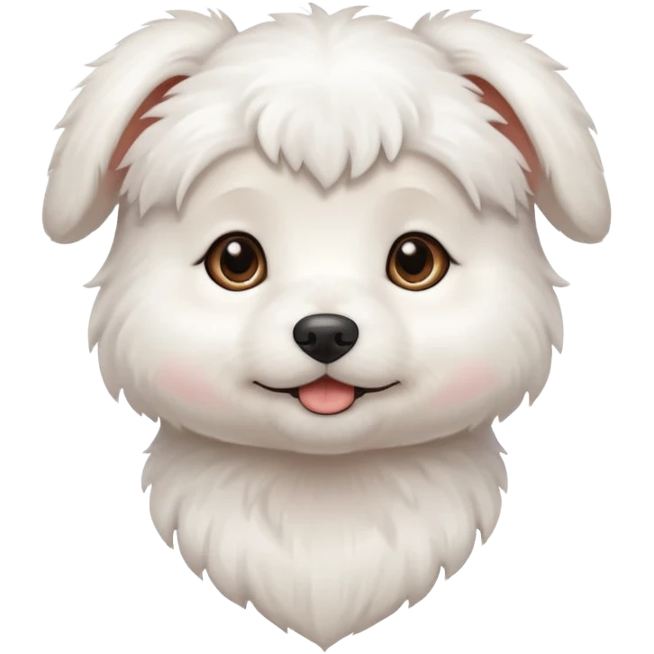 a baby white dog




















 emoji