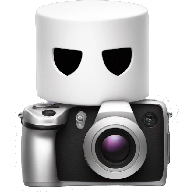 Video Creator Marshmello with Kino Camera emoji