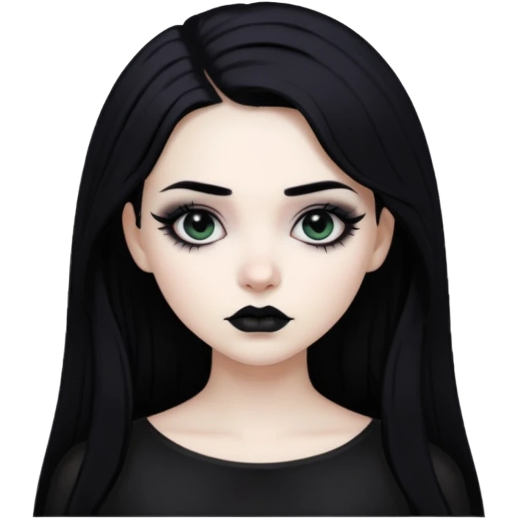 goth girl emoji