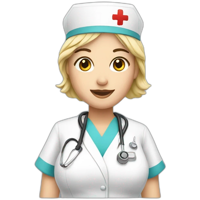 Nurse with car emoji