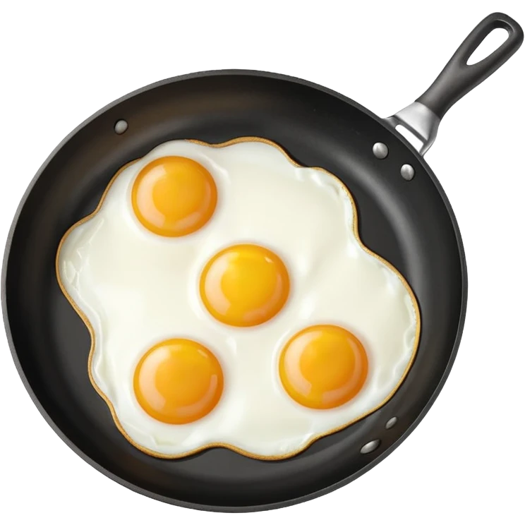 frying pan with an egg emoji