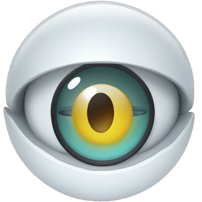 prescription contact lens case emoji