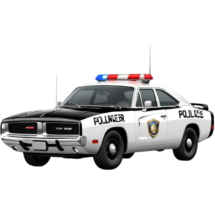 Dodge Charger Police emoji