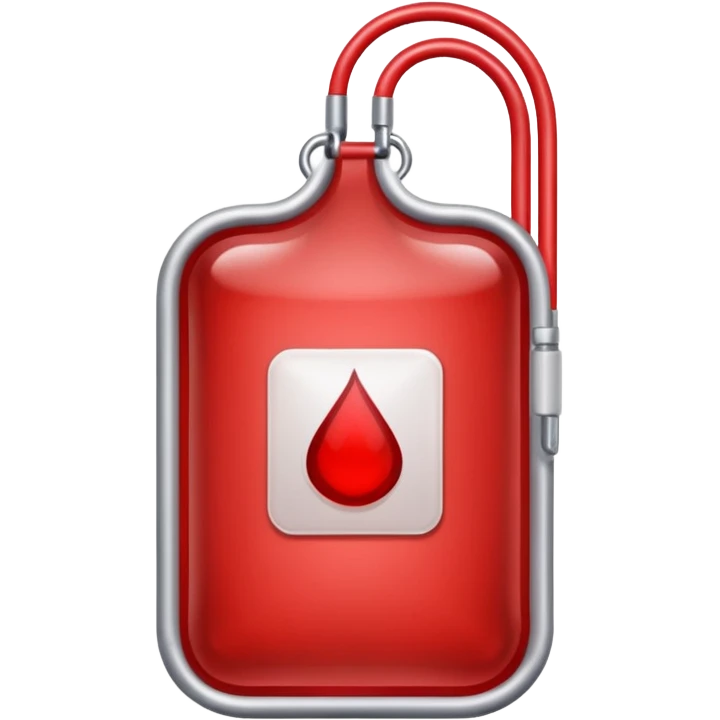 bolsa de sangue emoji