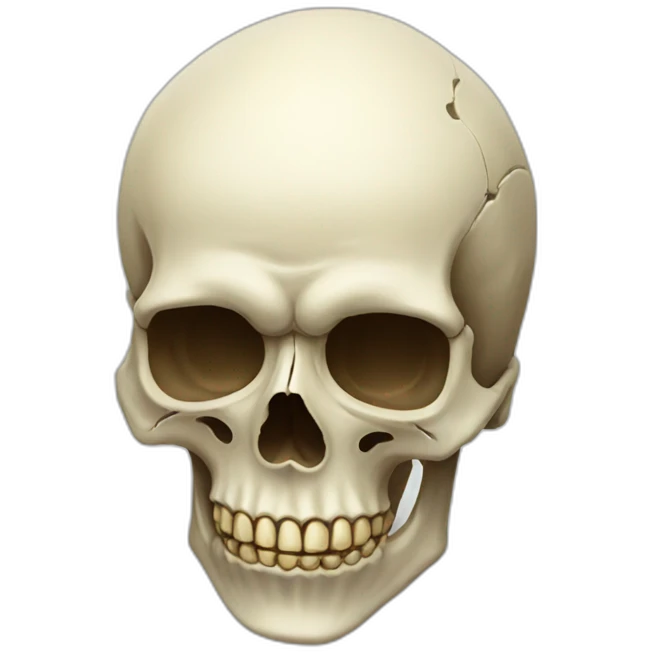 Low honour skull emoji