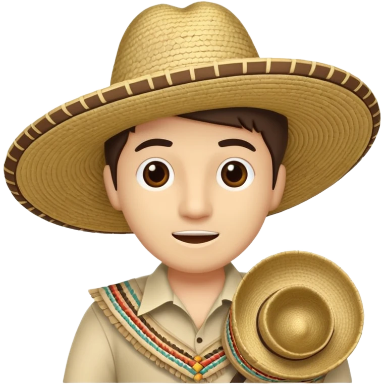 Sombrero vueltiao vallenato emoji