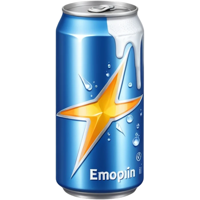White energy drink emoji