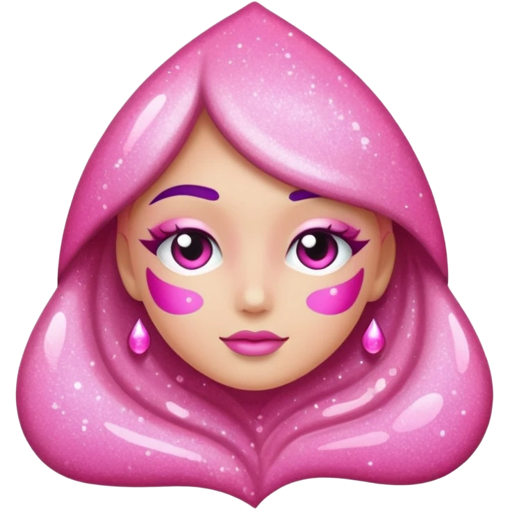 glitter liquid blush product emoji