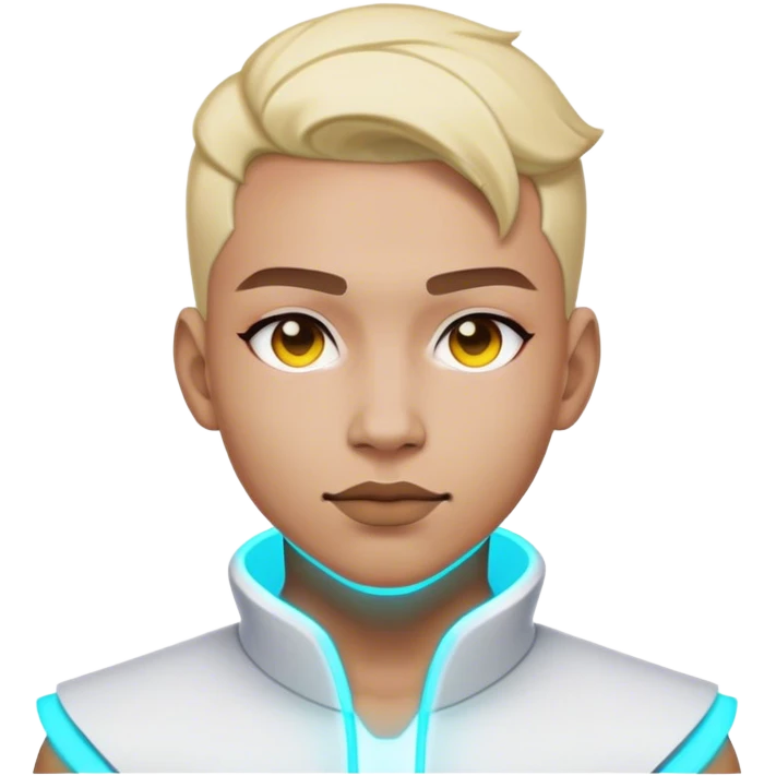 Neon from valorantwhite skin emoji