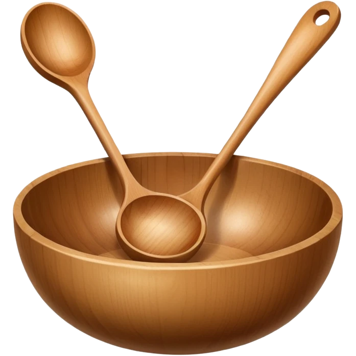 wooden kitchen utensil and item emoji