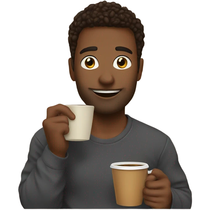me with coffee  emoji