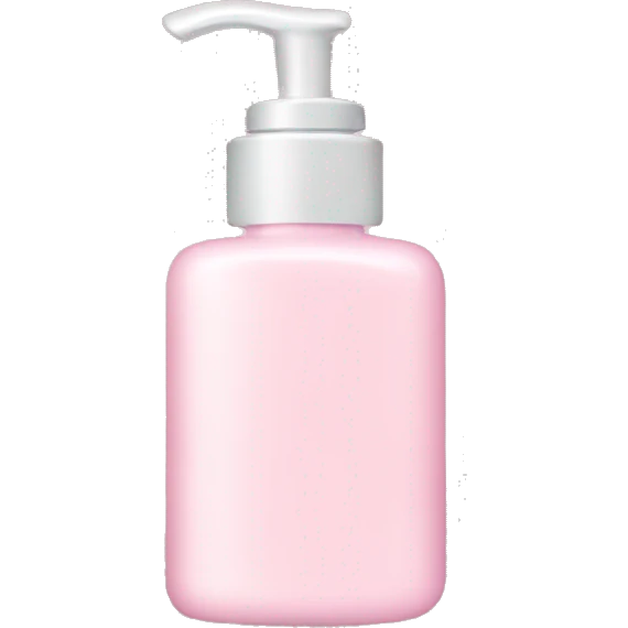 Light pink lotion bottle emoji