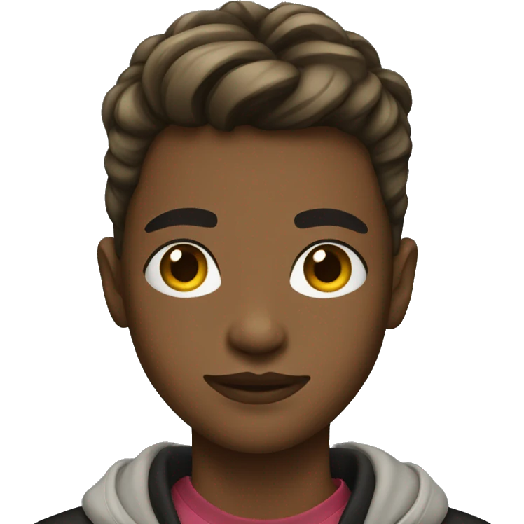 fashionable teenager emoji
