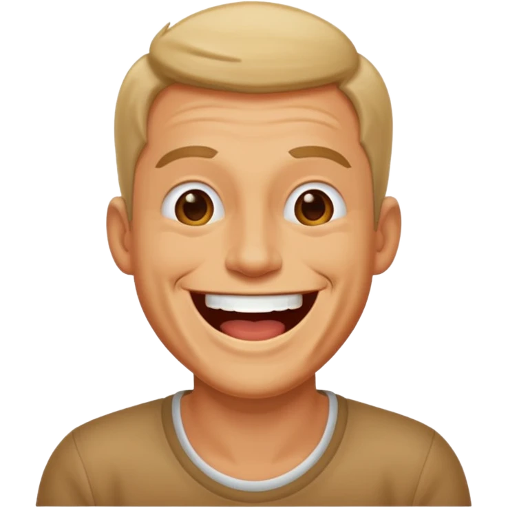 man lauughing hard  emoji