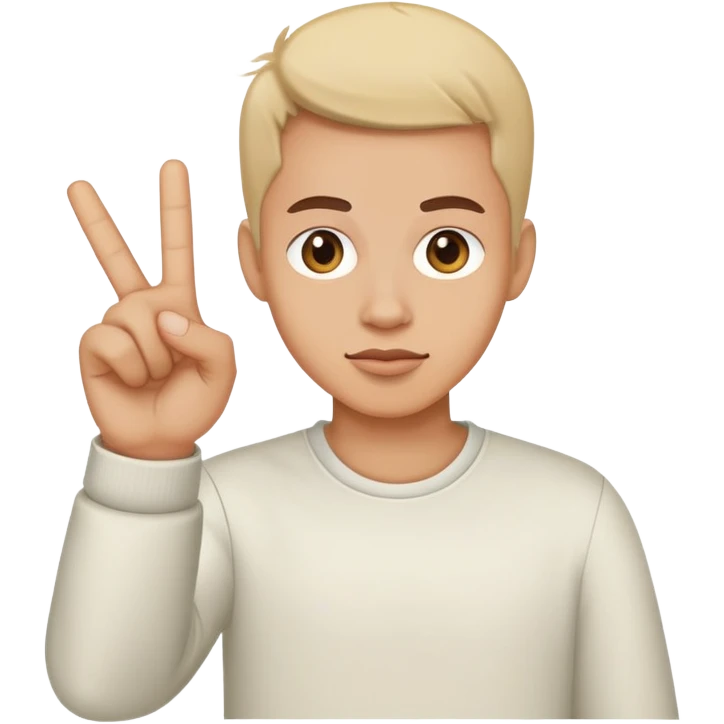 person flipping some one off  emoji