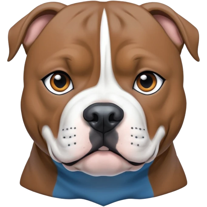 Staffordshire Bull Terrier blue fur emoji