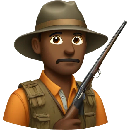 Hunting emoji