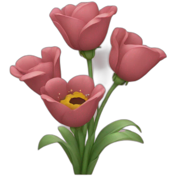 mano lanza flores emoji