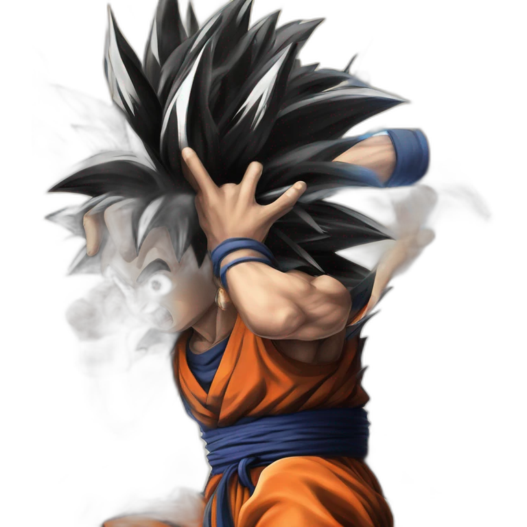 goku and vegeta power emoji