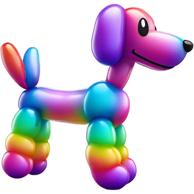 Balloon dog emoji