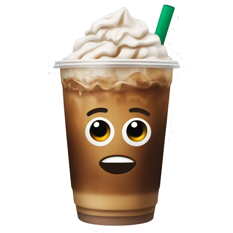 Starbucks iced coffee  emoji
