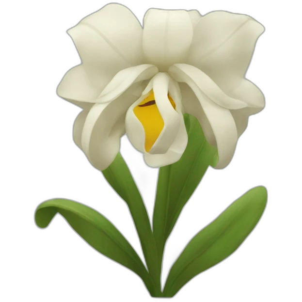 fleur qui sourit emoji