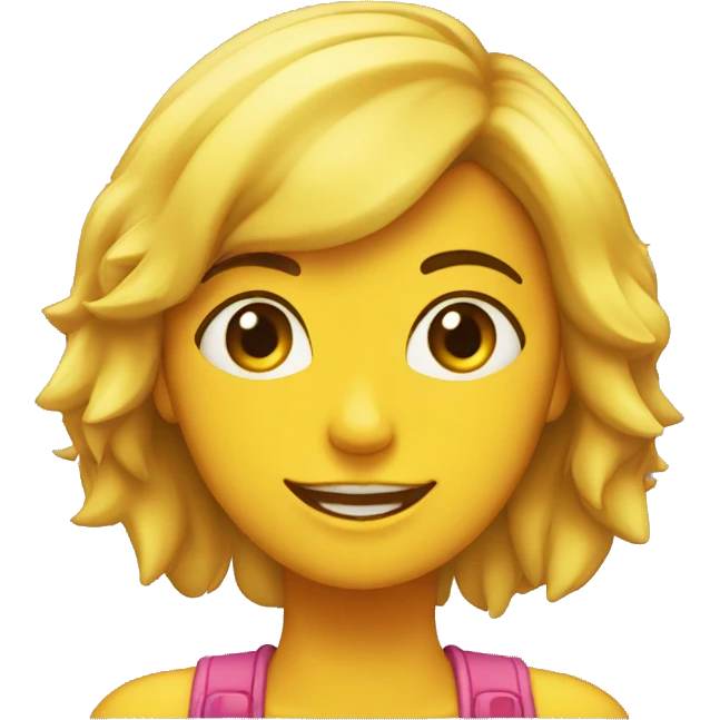 chica levantando pesas emoji
