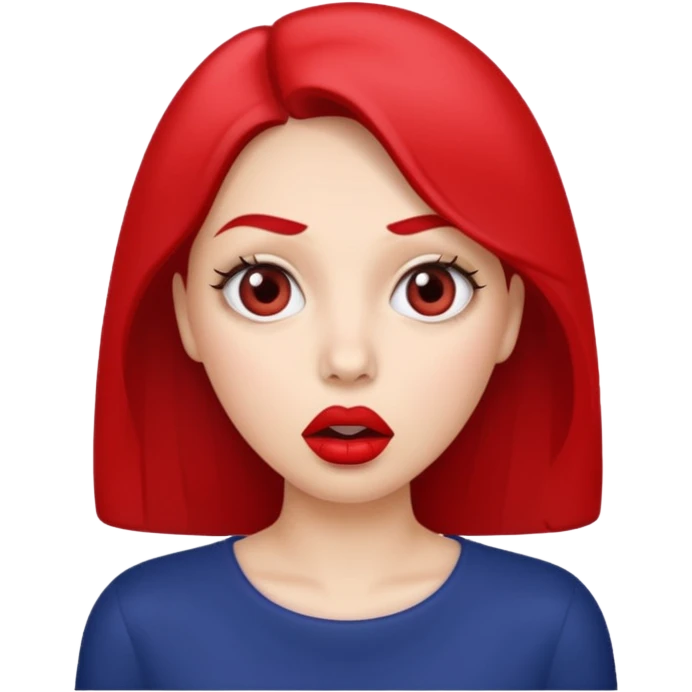 A woman sucking dick emoji