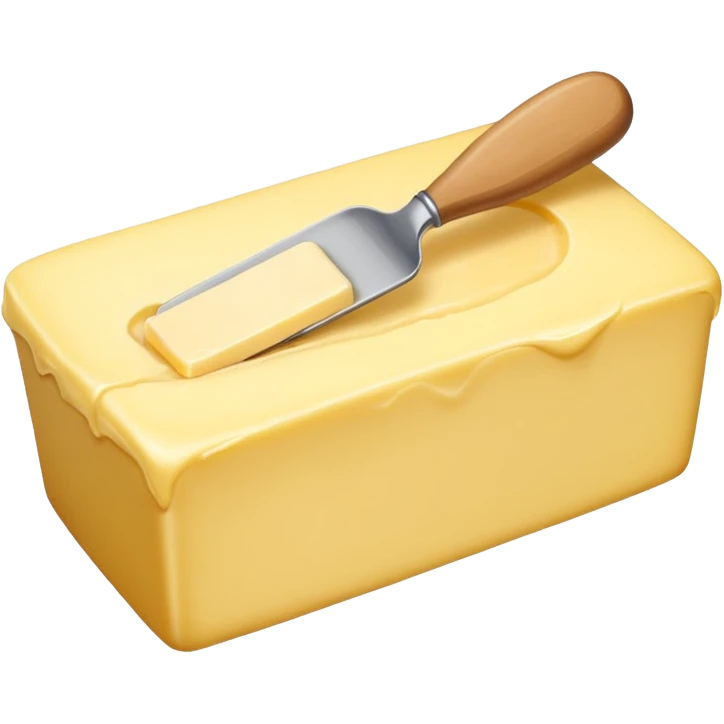 Create an image which says butter  emoji