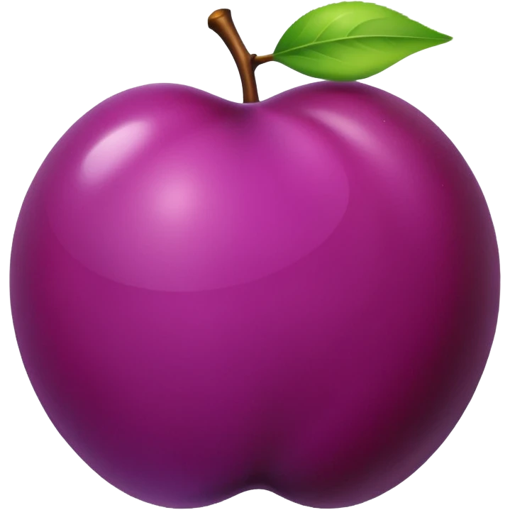 Hace la ciruela emoji