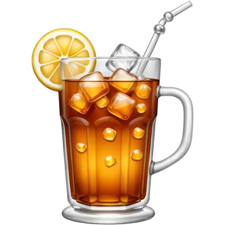ice tea in glass emoji