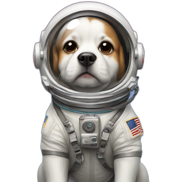Astronaut Dog emoji