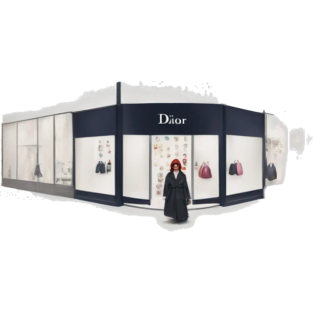 Dior boutique emoji