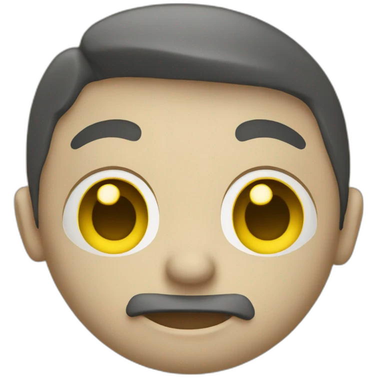 A rizz face yellow emojie emoji