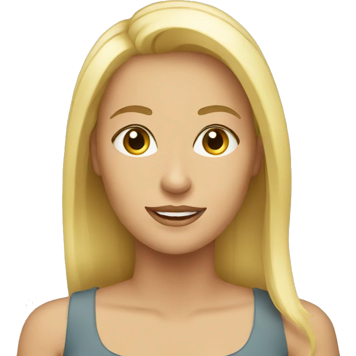 Femme âgée blonde  emoji
