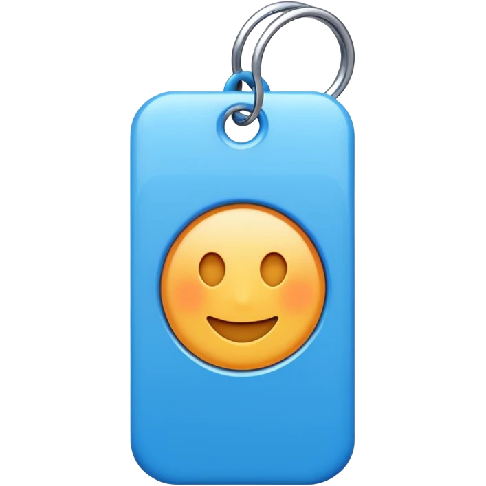 blue tag 3d emoji