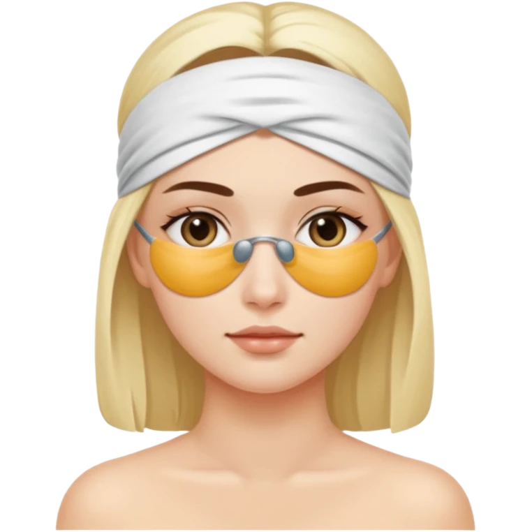 eye patches spa under eyes emoji