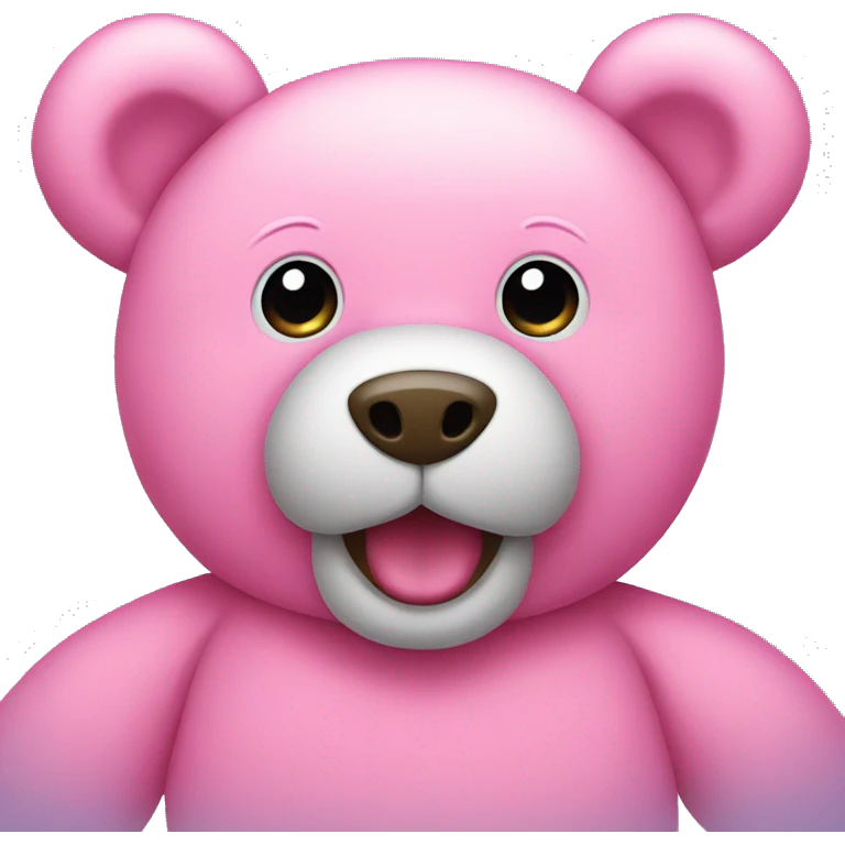 Pink Teddy Bear emoji