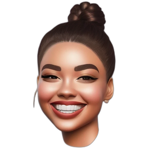 Girl smirking  emoji