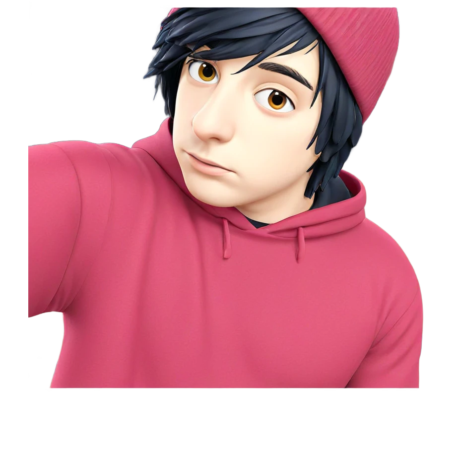 boy in black hat emoji