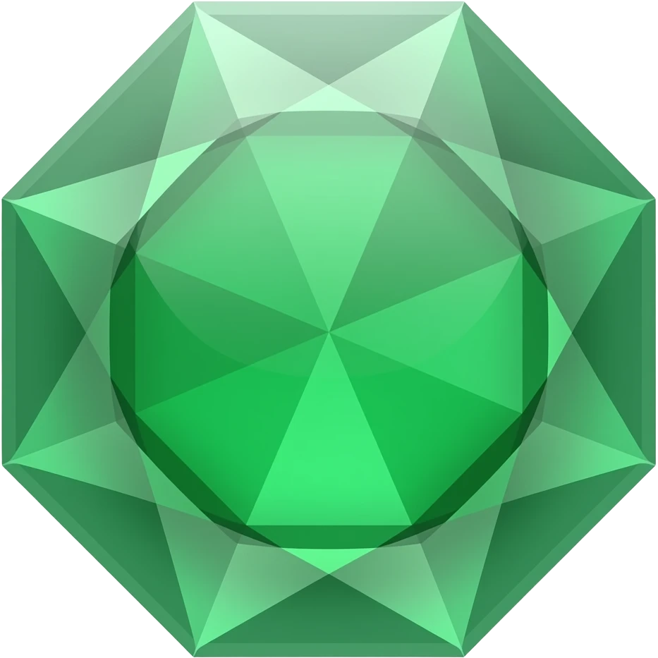 green gem emoji