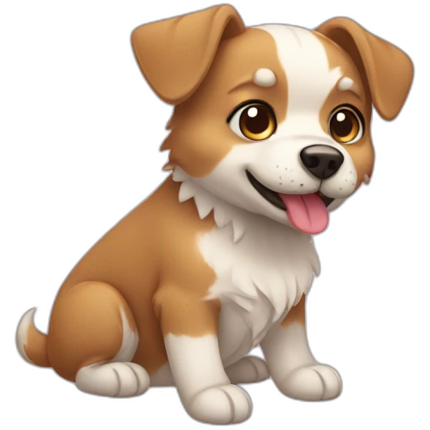 Chien cute emoji
