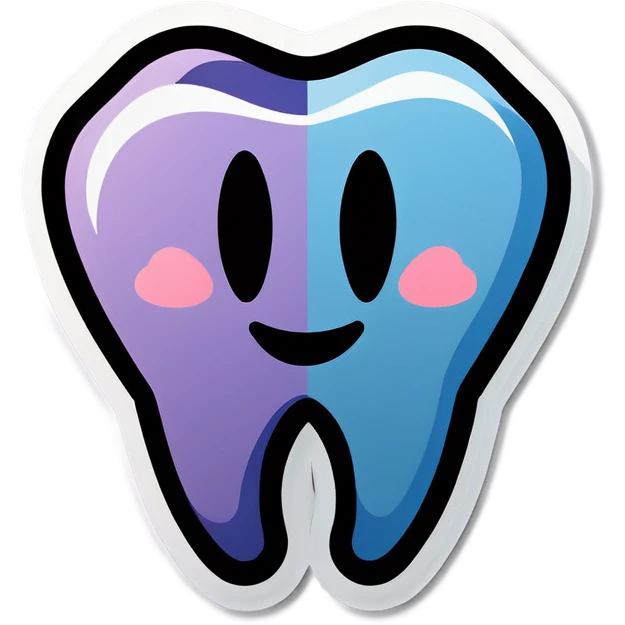 Tooth with diamond emoji