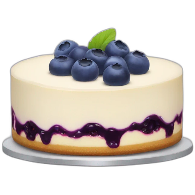 blueberry cheesecake emoji